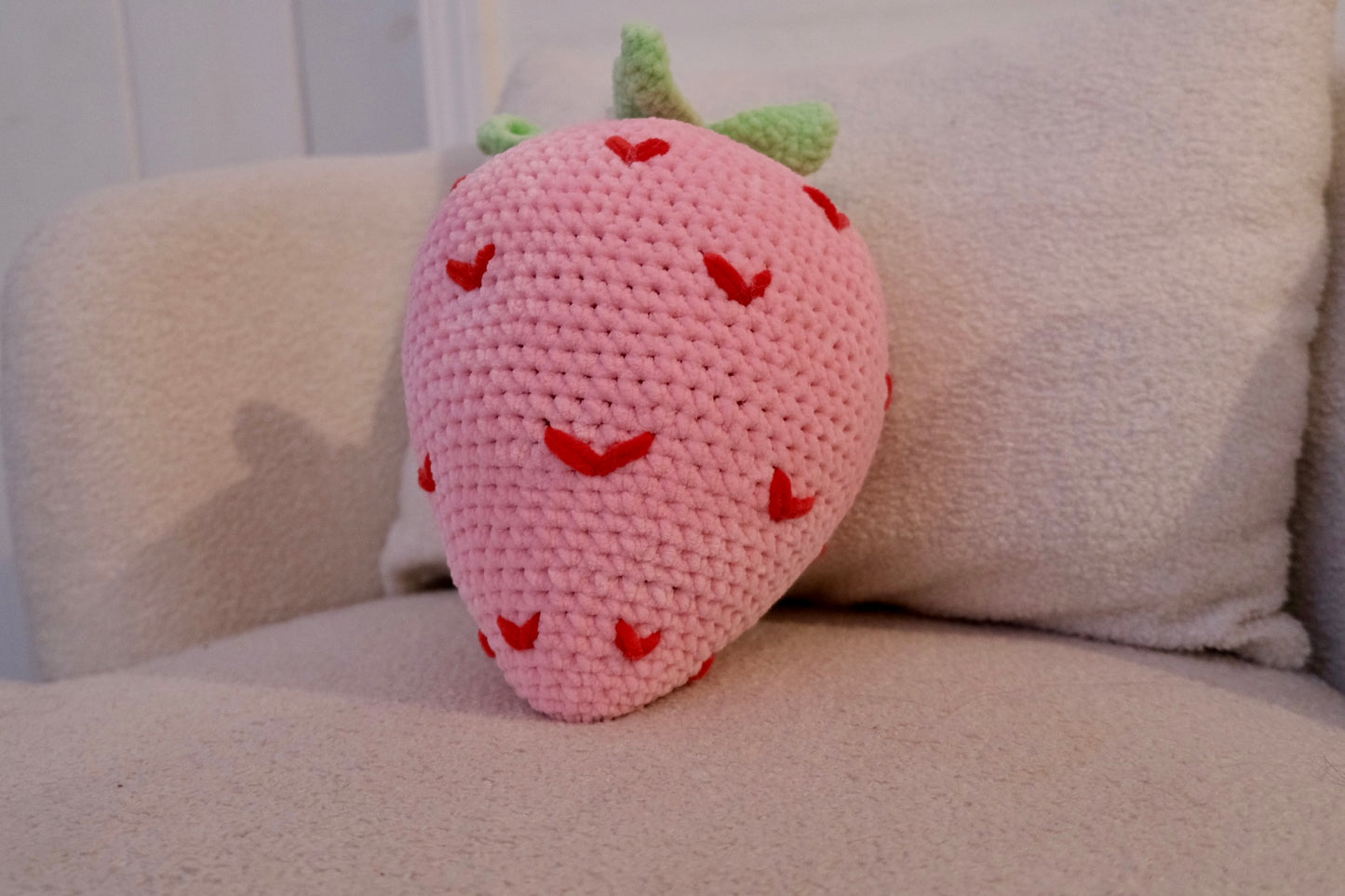 Medium Crochet Strawberry