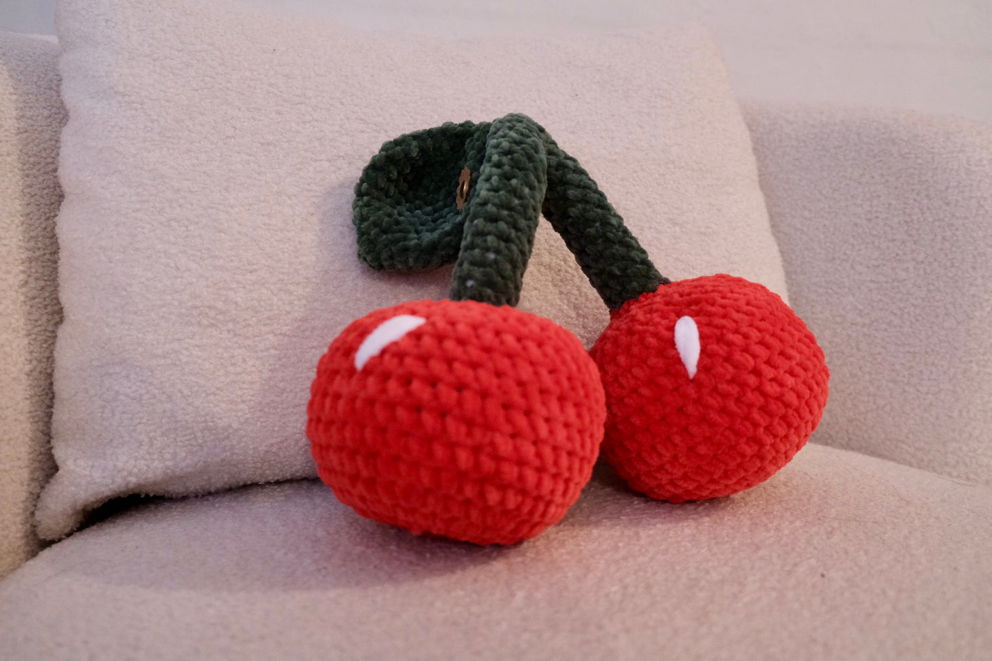 Crochet Cherries