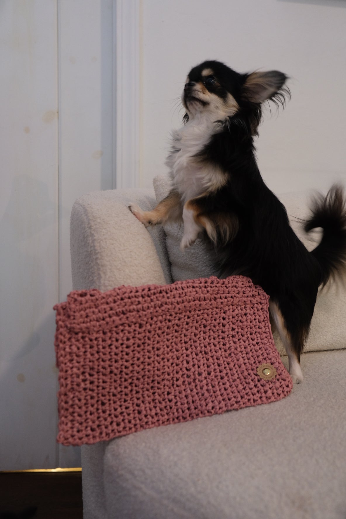 Raffia Clutch