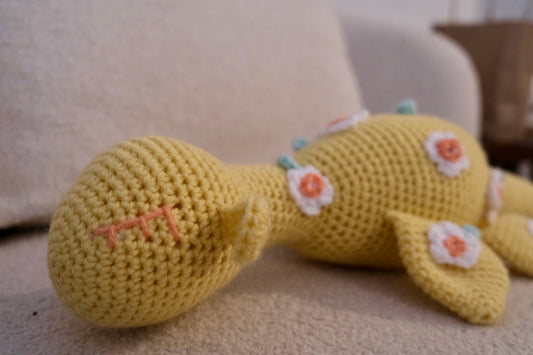 Crochet Blossom the Dino