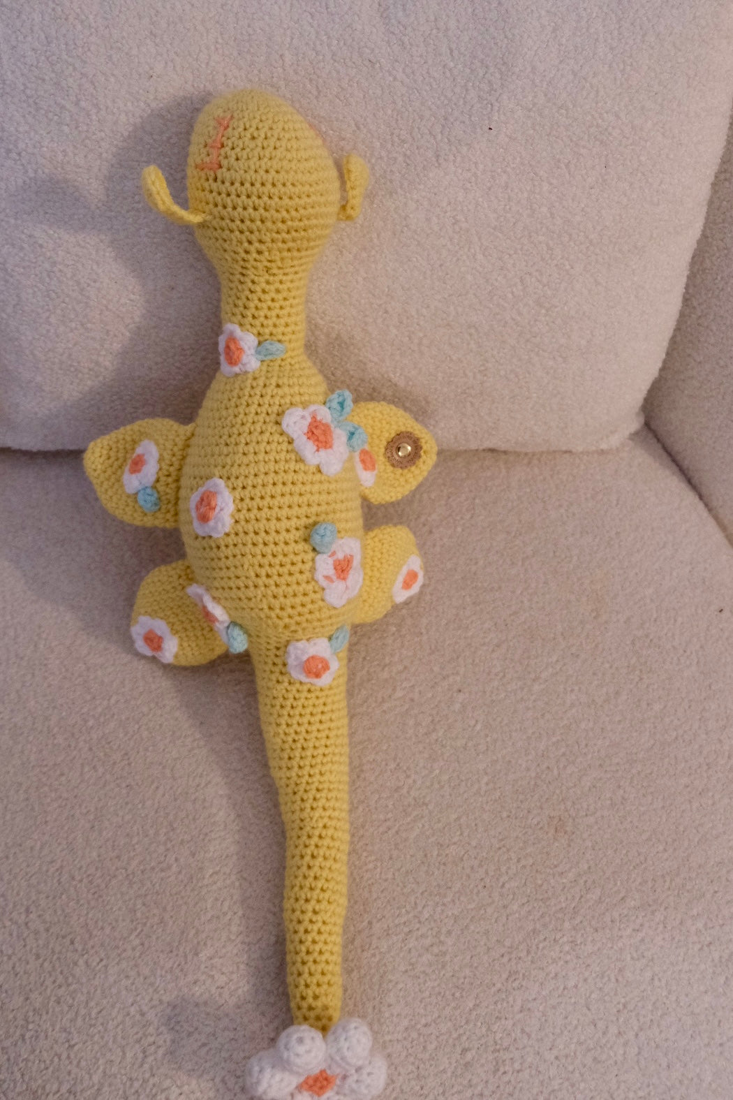 Crochet Blossom the Dino