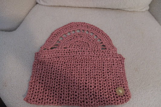 Raffia Clutch